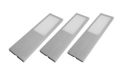 Indux Solin Conjunto LED multitono para cocina, 3 focos x 3,6 W, aluminio 1208972341