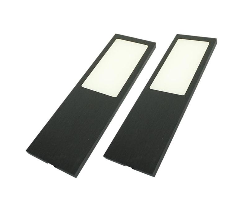 Indux Solin Juego de focos LED multitono para cocina, 2 focos x 3,6 W, negro 1208972344