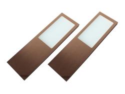 Indux Solin Juego de focos LED multitono para cocina 2 focos x 3,6 W Cobre 1208972348