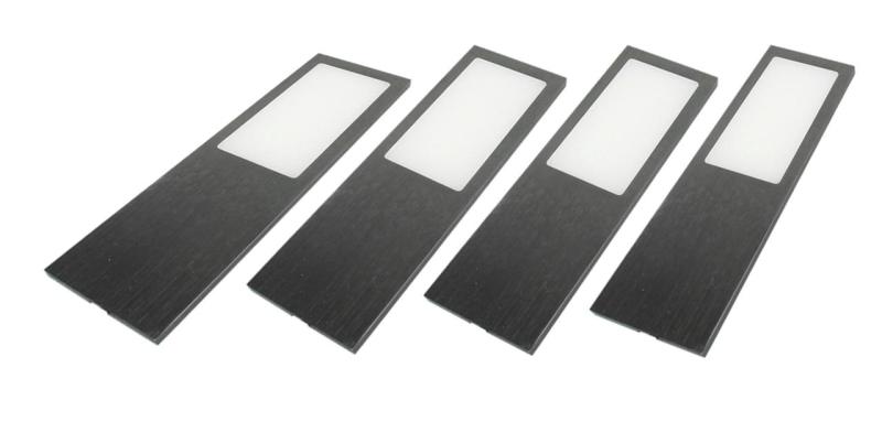 Indux Solin Conjunto LED multitono para cocina 4 focos x 3,6 W Gun metal 1208972354