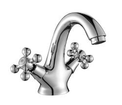 Aquanello Heritage Ascot Grifo mezclador clásico nostálgico para lavabo, cromado CR-4101-HA