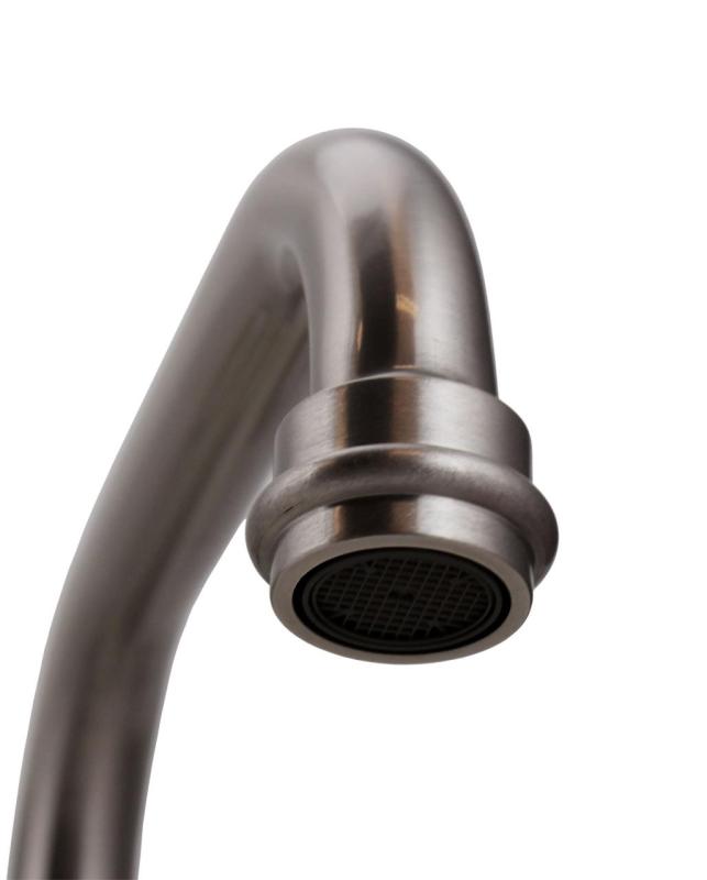 Aquanello Heritage Ascot Grifo clásico de cocina con caño superior de acero inoxidable NB-4110-HA