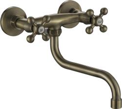 Aquanello Heritage Ascot Grifo de pared de estilo clásico  Bronce BN-4111-HA