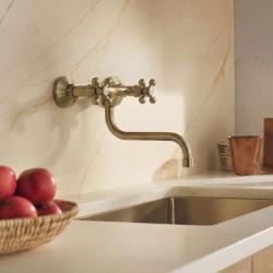 Aquanello Heritage Ascot Grifo de pared de estilo clásico  Bronce BN-4111-HA