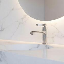 Aquanello Heritage Manor Grifo mezclador clásico nostálgico para lavabo, cromado CR-1001-HM