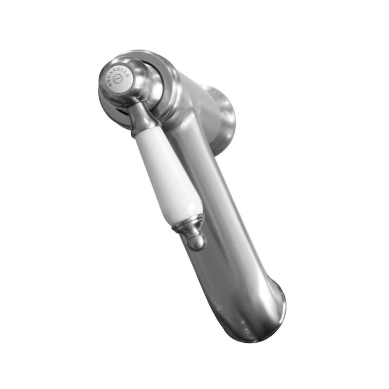 Aquanello Heritage Manor Grifo mezclador clásico nostálgico para lavabo, acero inoxidable NB-1001-HM