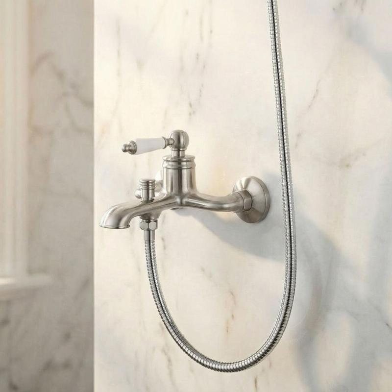 Aquanello Heritage Manor Grifo de baño clásico de acero inoxidable NB-3001-HM