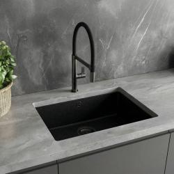 Ausmann Alira Grifo de cocina Gun Metal con caño flexible 1208972567