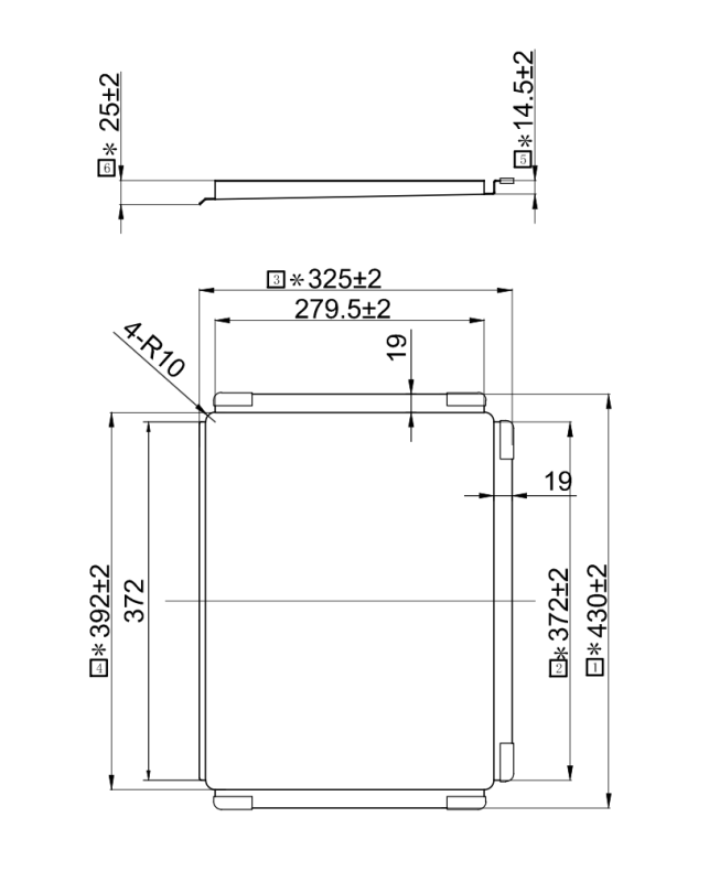 Pure.Sink Exclusivo Bandeja escurridora portátil, 440 x 335 mm, para fregadero PEXTRAY-02