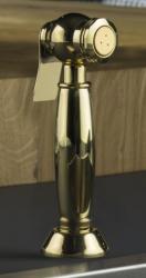 PB Ducha de mano extensible para cocina de estilo clásico, en latón natural