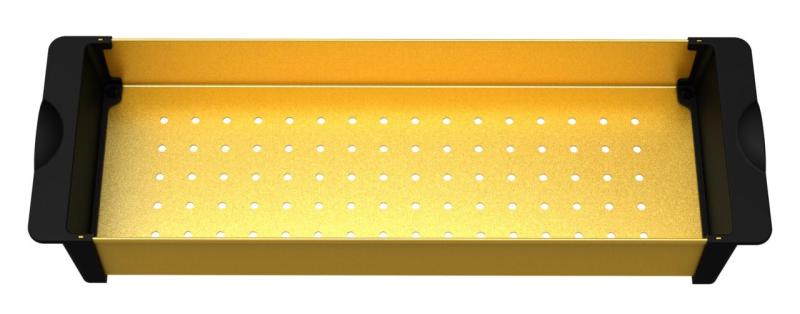 Pure.Sink Bandeja de inserción Prestige para fregadero, color dorado  PPGCL40-60