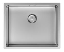 Pure.Sink Comfort Fregadero de acero inoxidable de 50 x 40 cm con radio de 10 mm, para montaje bajo encimera, a ras de encimera y sobre encimera PCM5040-02